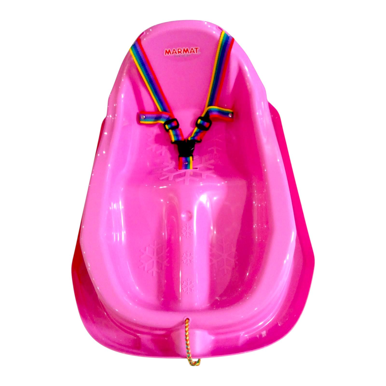 Санки-снігокати дитячі Marmat Mini Рожевий (11090) - фото 3 Санки-снігокати дитячі Marmat Mini Рожевий (11090) - фото 3