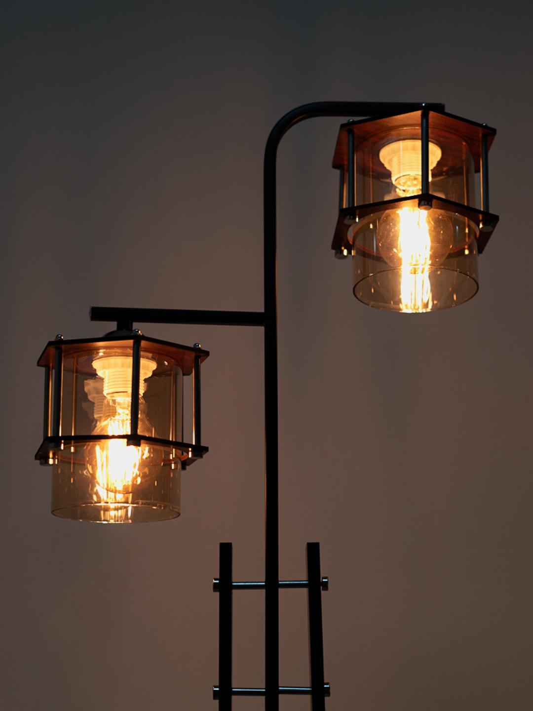 Торшер LK-731F/2 E27 BK+CH (25-433) - фото 3 Торшер LK-731F/2 E27 BK+CH (25-433) - фото 3