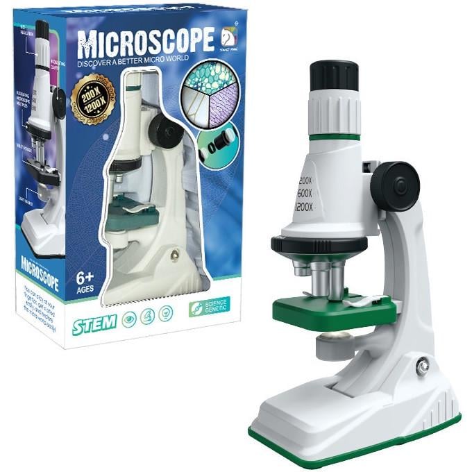 Набор детский Микроскоп на батарейках с подсветкой х1200 (28443827) - фото 4 Набор детский Микроскоп на батарейках с подсветкой х1200 (28443827) - фото 4