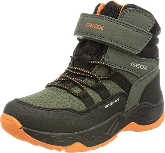 Ботинки зимние Geox Sentiero р. EUR 32 Military/Orange (7425966)