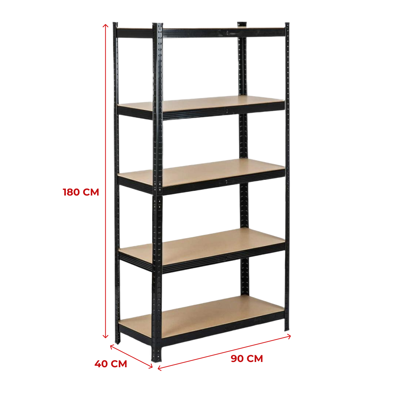 Стеллаж складной Boro для дома металлический оцинкованный прочный не портит пол 180х90x40 см Черный (2493646101) - фото 2 Стеллаж складной Boro для дома металлический оцинкованный прочный не портит пол 180х90x40 см Черный (2493646101) - фото 2