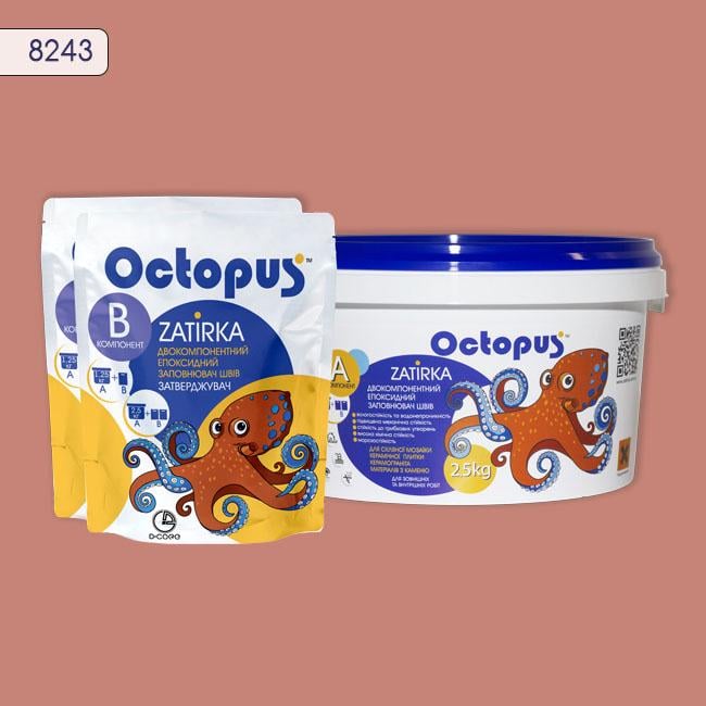 Затирка для плитки Octopus Zatirka 8243 епоксидна 2,5 кг