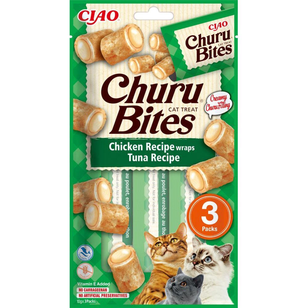 Лакомство для кошек Inaba Churu Bites Стики с курицей и тунцом 3 шт./уп. (1927231632)