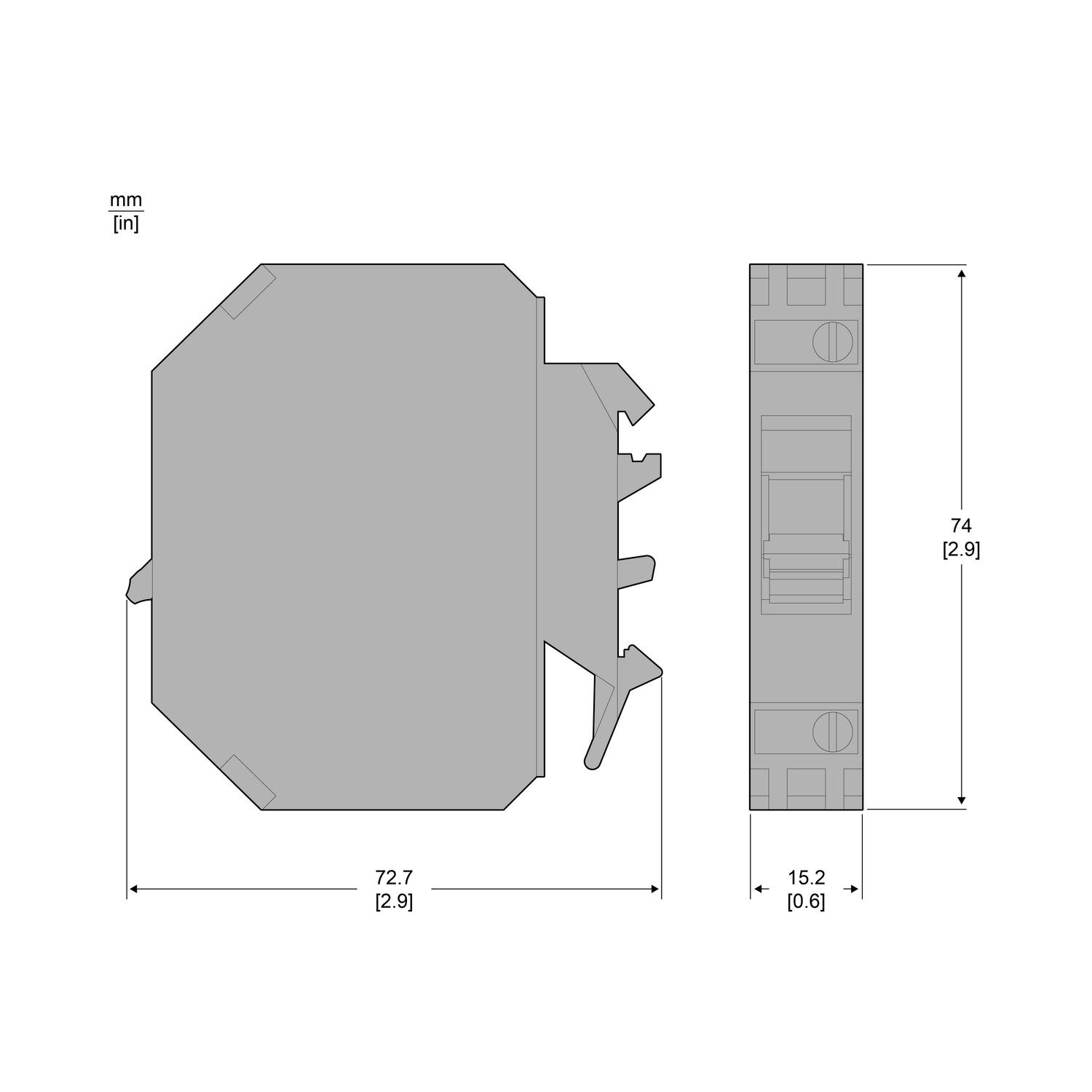Gb2cb09 ᐉ Автоматичний вимикач Schneider Electric 1P 4A 3kA тепломагнітний ...