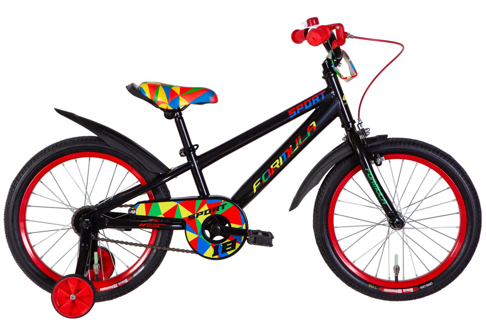 Велосипед ST 2024 18" Formula SPORT BH рама 9" Чорний (OPS-FRK-18-145)