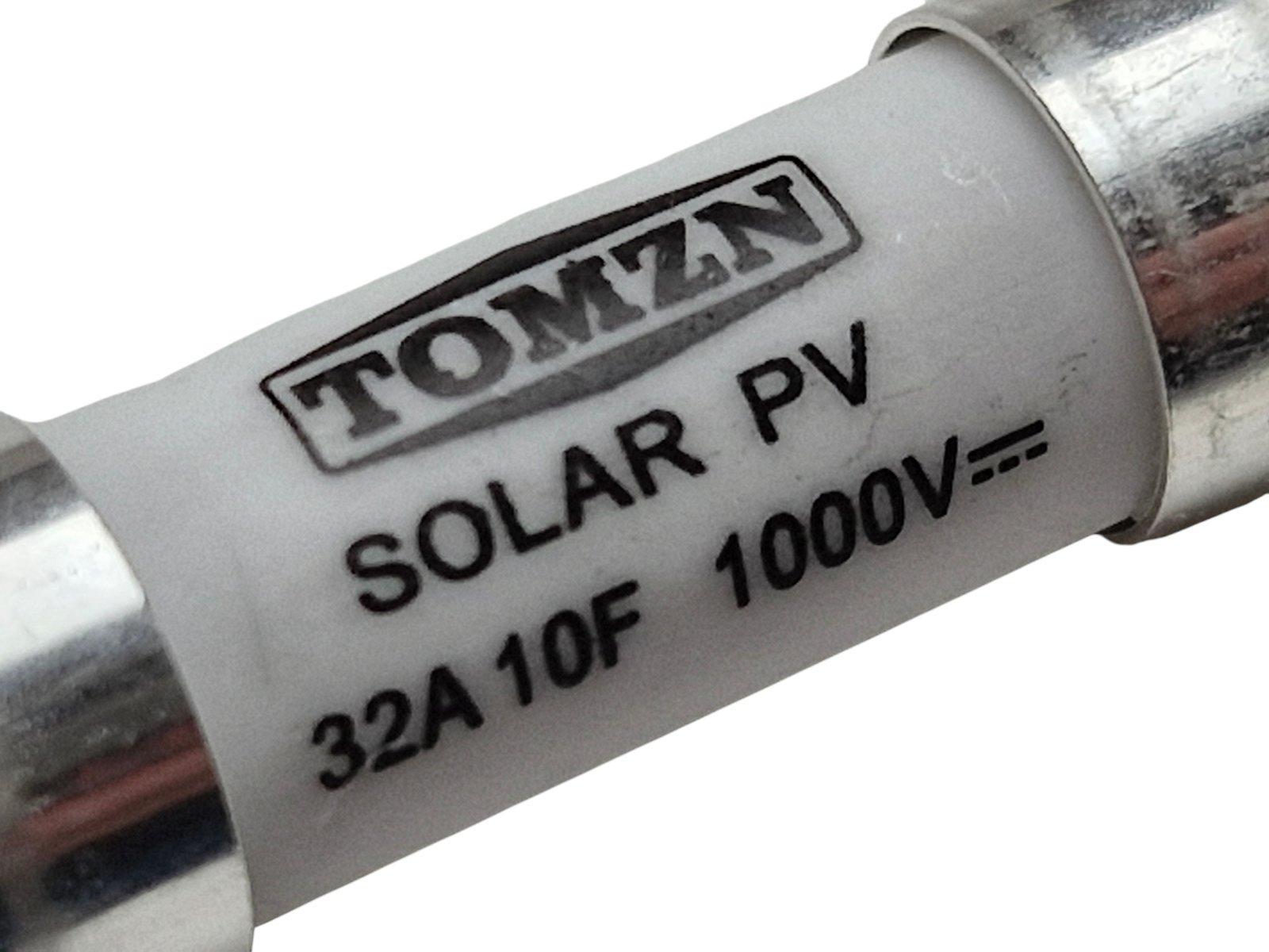Запобіжник TOMZN 32A 1000V 10x38 мм PV gPV плавкий циліндричний для сонячних панелей Solar FUSE 1038 PV систем (97713926) - фото 3 Запобіжник TOMZN 32A 1000V 10x38 мм PV gPV плавкий циліндричний для сонячних панелей Solar FUSE 1038 PV систем (97713926) - фото 3