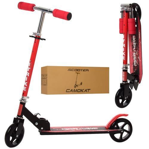 Самокат двухколесный складной iTrike SR 2-005-RB Красный - фото 3 Самокат двухколесный складной iTrike SR 2-005-RB Красный - фото 3