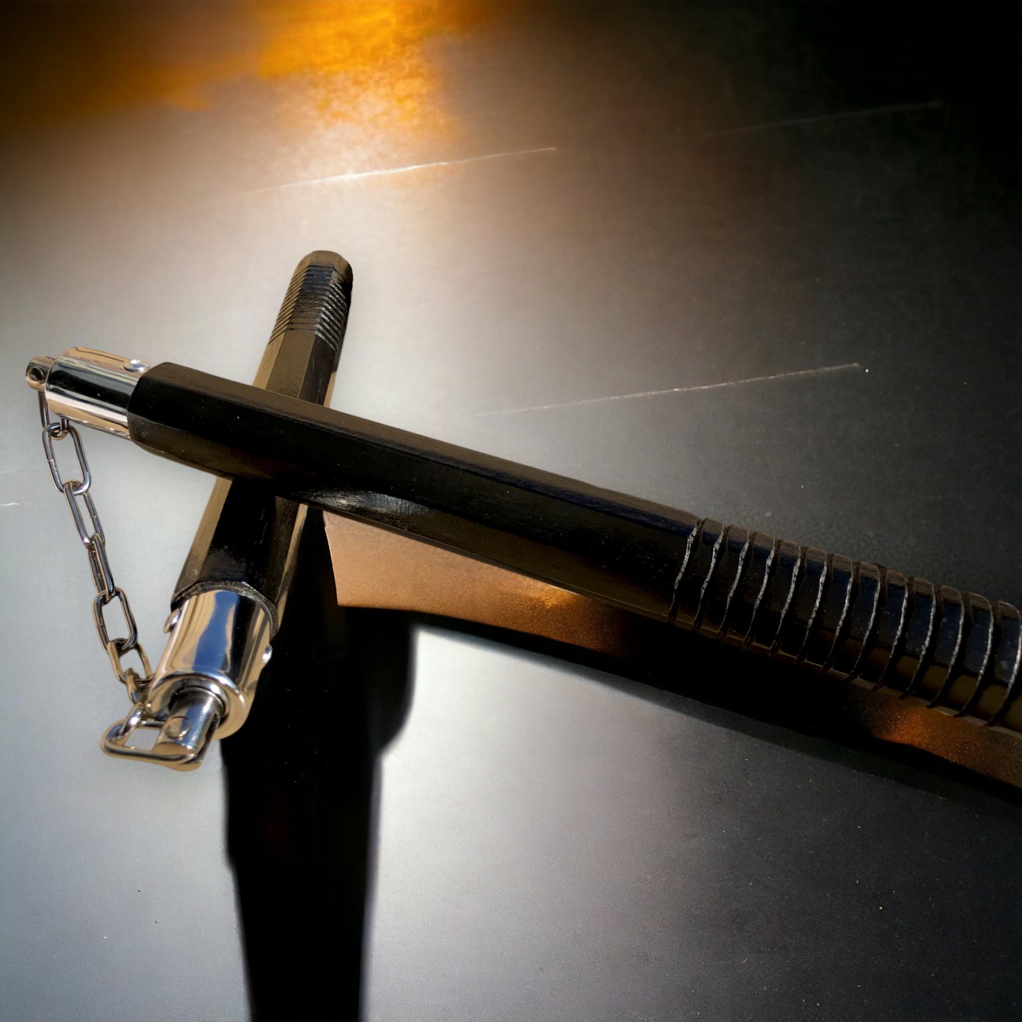 Нунчаки тренировочные GDragon соединены деревянными цепью из дуба Черный (3_9_0_2) - фото 3 Нунчаки тренировочные GDragon соединены деревянными цепью из дуба Черный (3_9_0_2) - фото 3