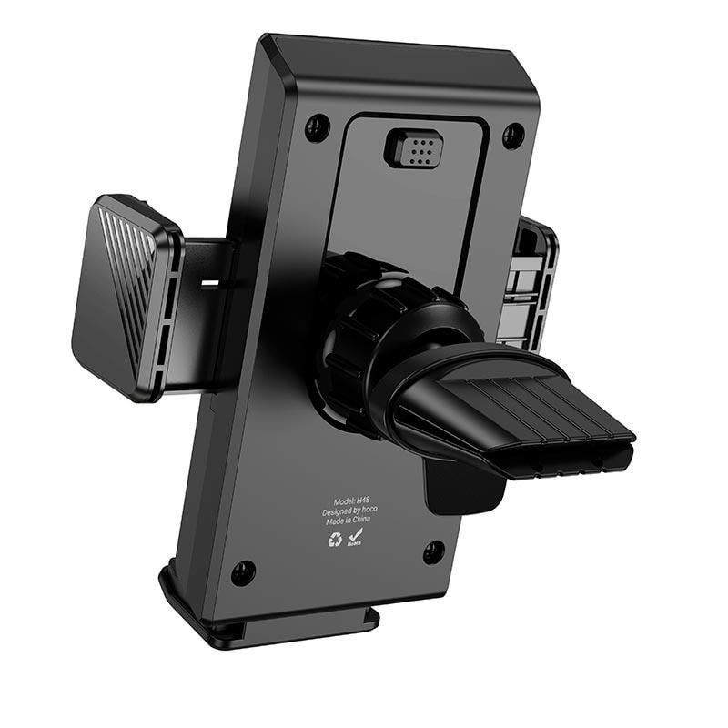 Тримач Hoco Precious push-type car holder H48 4,5-7" Black - фото 6