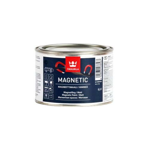 Краска магнитная для стен TIKKURILA MAGNETIC 0,5 л (1424444987)