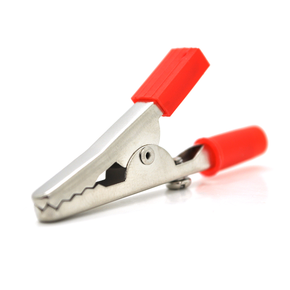 Затискач акумуляторний VOLTRONIC крокодил Q250 52 мм Червоний (26483588)