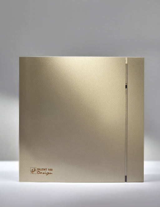 Вентилятор вытяжной Soler&Palau SILENT 100 CHZ CHAMPAGNE DESIGN 4C с таймером и датчиком влажности