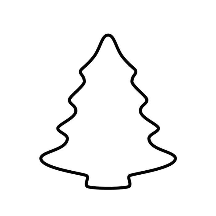 Формочка для печенья Kaiser Рождественская елка металлическая 7 см (33972179)