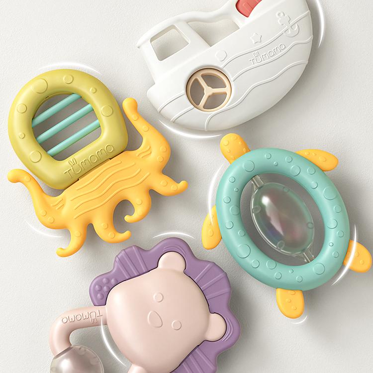 Набор прорезывателей для зубов Tumama Macaron 6 шт. - фото 3