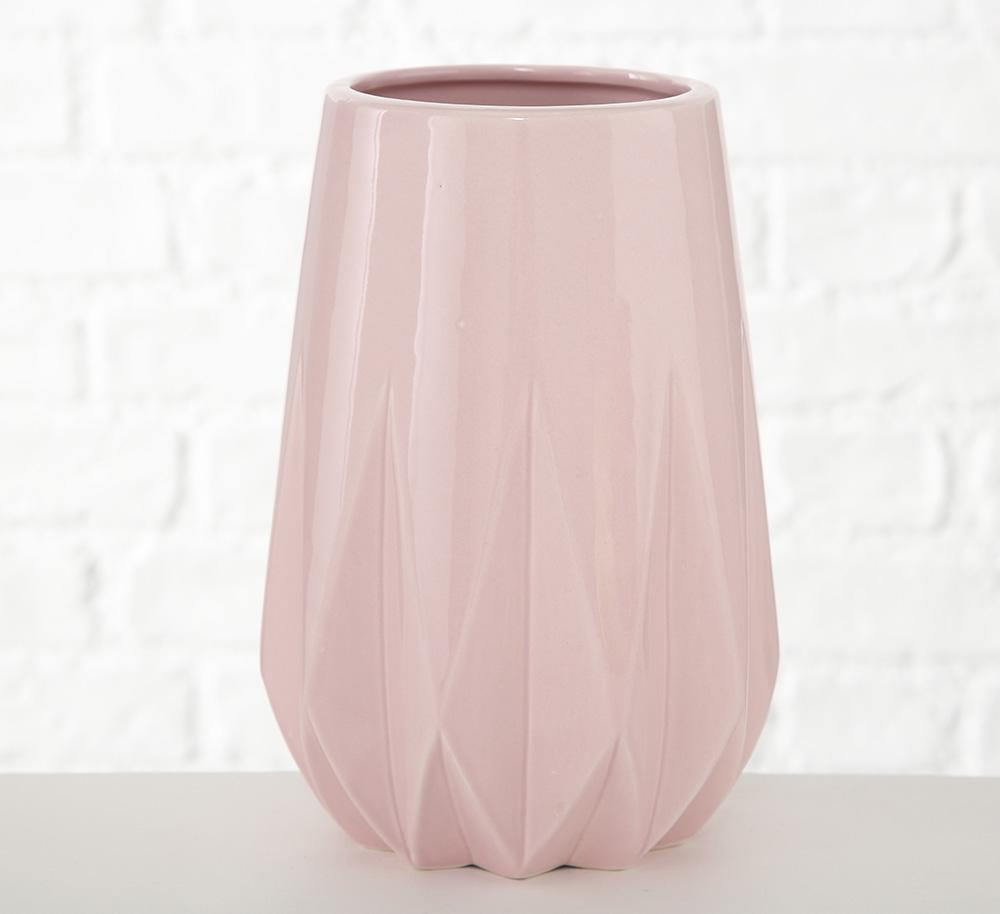 Ваза керамическая Гранд Презент Морелия 22 см Розовый (1016816-1Р)