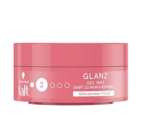 Гель-воск для укладки волос и придание блеска Taft Glanz Gel Wax 75 мл (4015100811063)