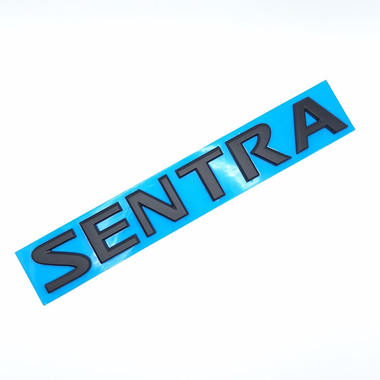 Эмблема надпись Sentra Nissan Черный матовый (2123020913)