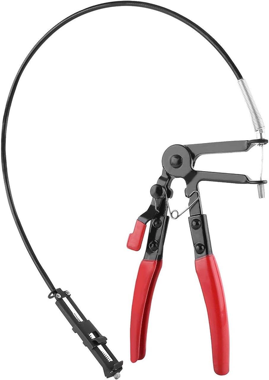 Съемник Rewolt T4196 для хомутов патрубков с гибким тросом и фиксатором