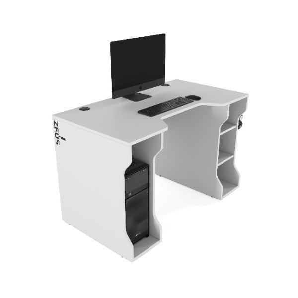 Компьютерный стол Zeus TRON-4 Белый (63dbdcb69fda984dfa2e9736)