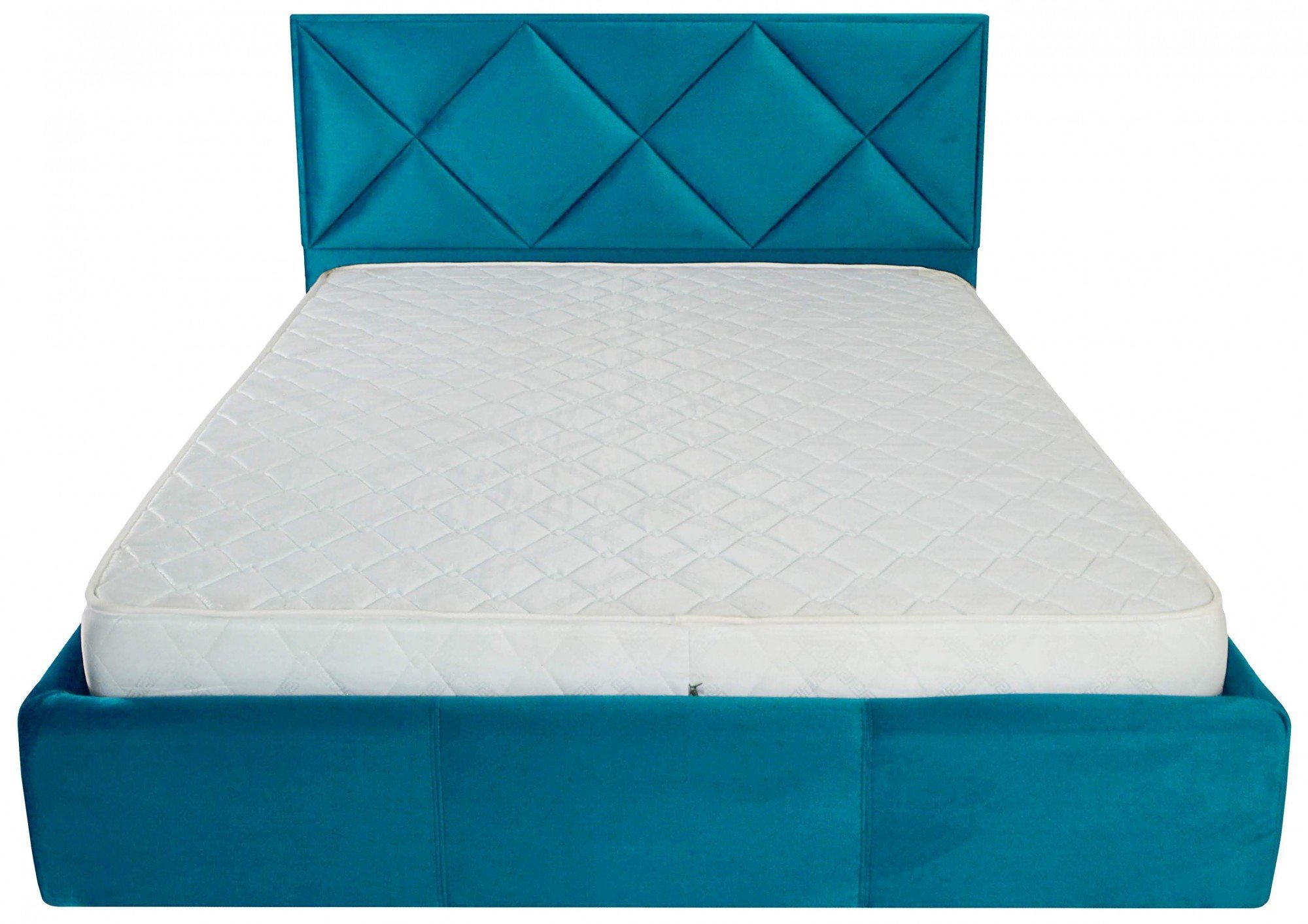 Кровать двуспальная Leeds VIP Missoni 016 160х200 см Голубой