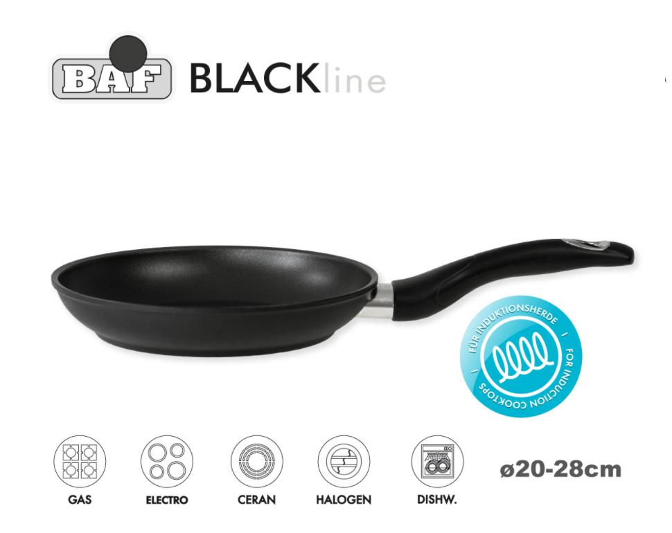 Сковорода індукційна BAF BlackLine Induction 24 см (700112240) - фото 4 Сковорода індукційна BAF BlackLine Induction 24 см (700112240) - фото 4