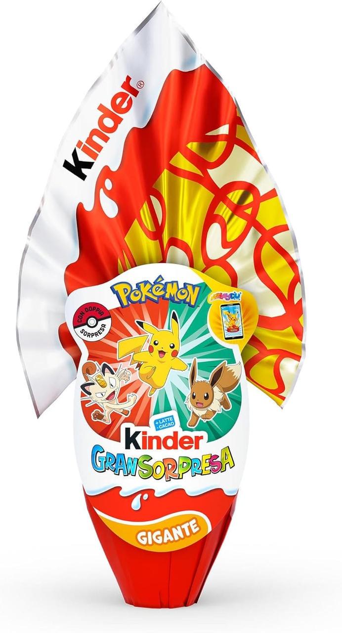Шоколадне яйце Kinder GranSorpresa Giant Pokemon Easter Egg 320 г (2959061879)