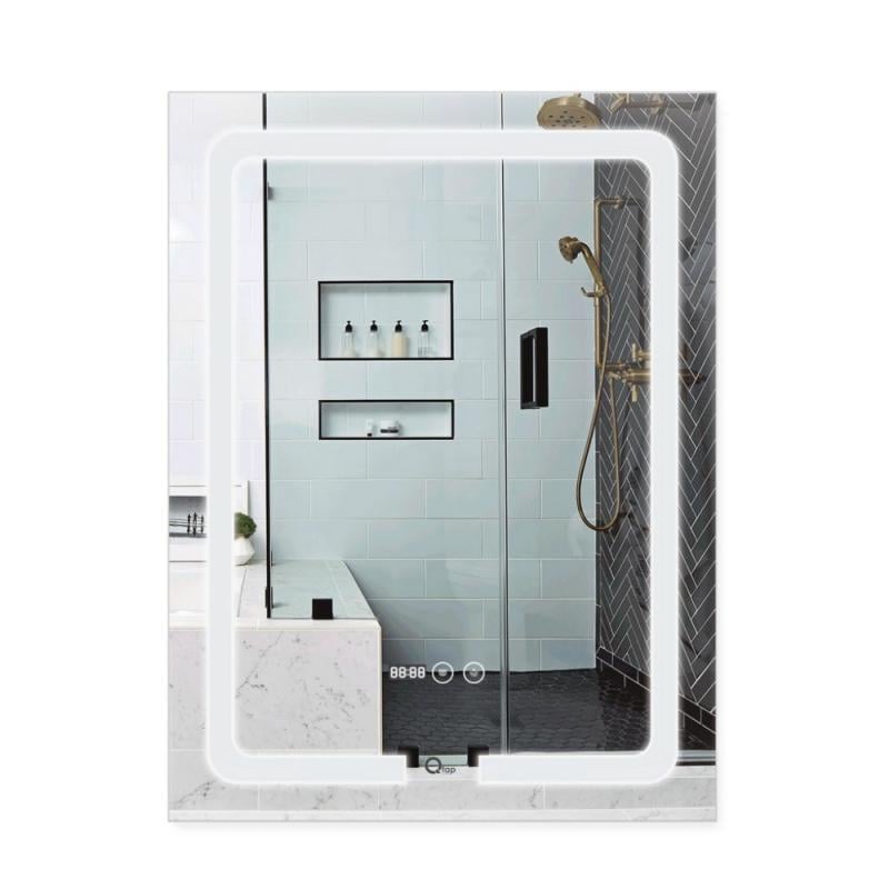 Дзеркало Qtap Mideya QT2078F937W з LED-підсвічуванням та антизапотіванням 600х800 мм (DC-F937) Дзеркало Qtap Mideya QT2078F937W з LED-підсвічуванням та антизапотіванням 600х800 мм (DC-F937)