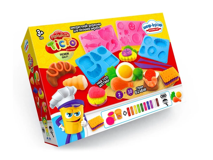 Тісто для ліплення Danko Toys MASTER-DO Сендвіч-бар (TDM-17-03U)
