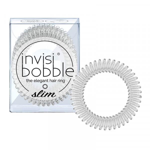 Резинка-браслет для волос Invisibobble Slim Crystal Clear 3 шт. (1459038052)