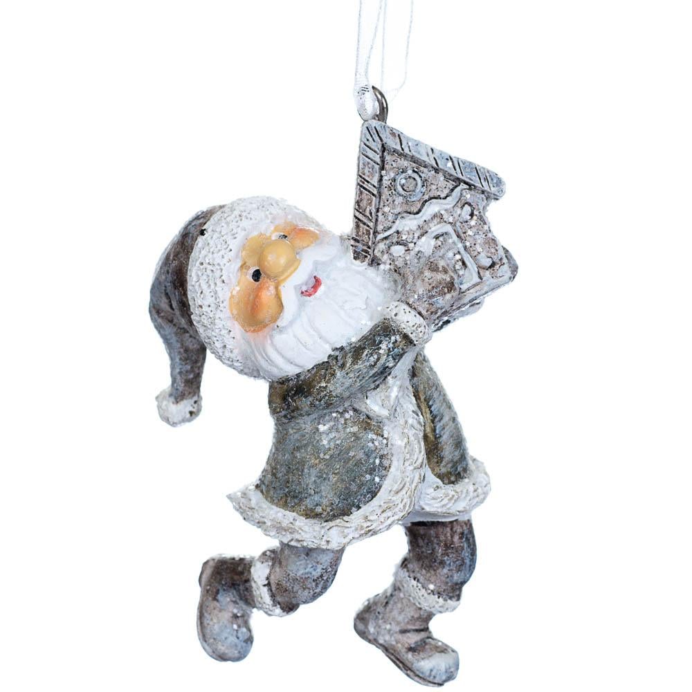 Новорічна підвіска Elisey Санта-Клаус 4 шт. (2007-012)