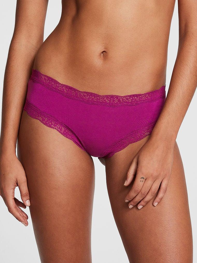 Трусики женские Victoria's Secret EVERYDAY LACE-TRIM хипстеры S Бордовый (2019508995) Трусики женские Victoria's Secret EVERYDAY LACE-TRIM хипстеры S Бордовый (2019508995)