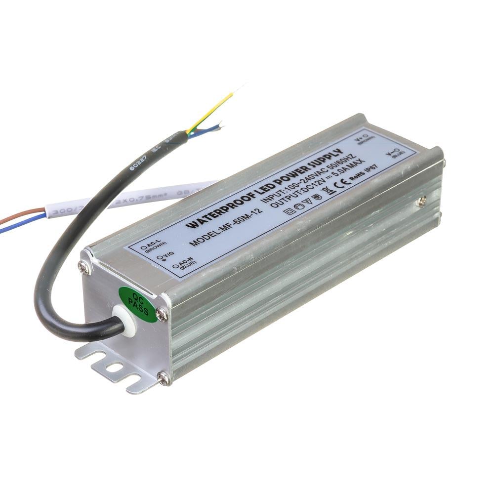 Блок питания Led F 12 V 5 A 60 Вт IP65