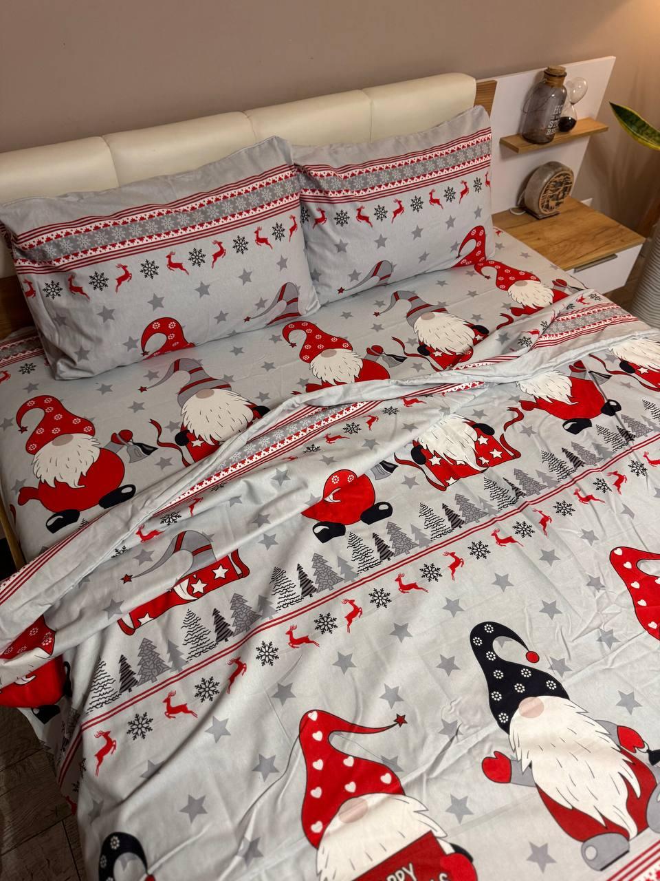 Постельное белье фланель евро 200х215 см наволочки 70х70 см 2 шт. (Д-Al-flanel-003-03 70х70) - фото 8