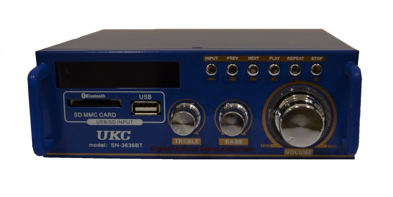 Підсилювач звуку UKC SN-3636BT Bluetooth (008072)