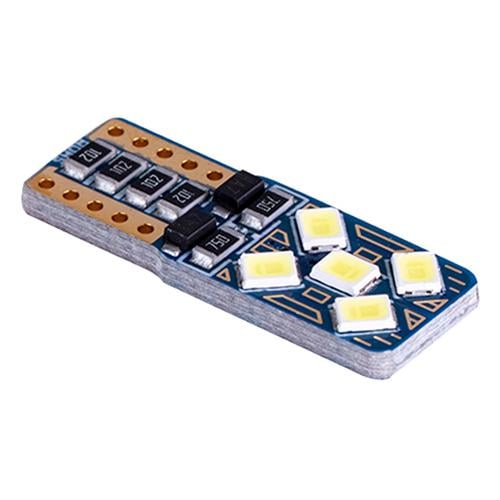 Лампа Pulso/габаритна/LED T10/10SMD-3030/12v/5w/90lm White (LP-160590)