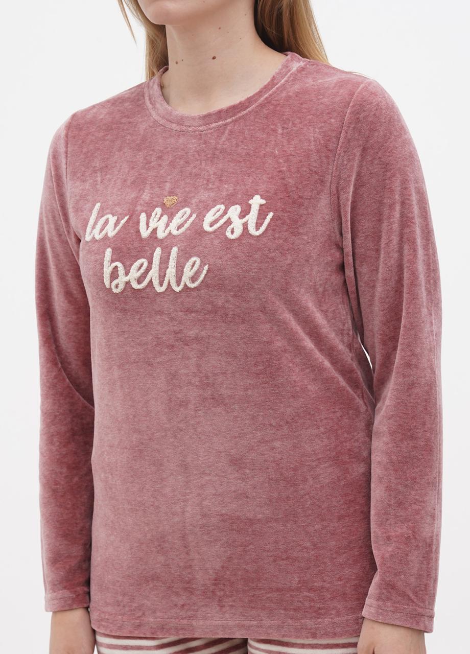 Костюм домашний женский Cotpark худи/брюки M Розовый (30323-03-M) - фото 3