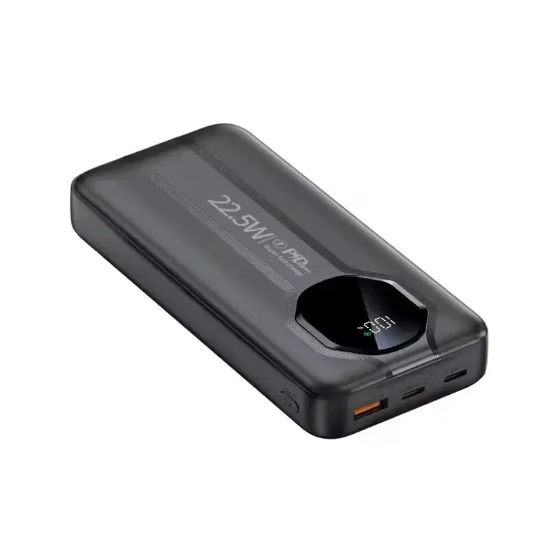 Повербанк Moltis 10000 mAh 22,5W PD QC 3.0/LED-дисплей/Type-C Черный (5742)
