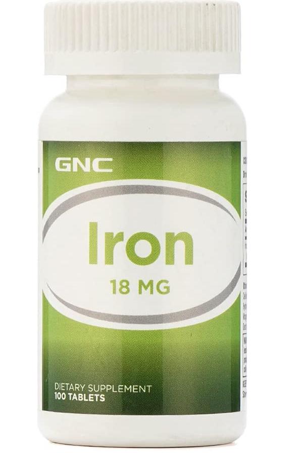 Микроэлемент Железо GNC Iron 18 мг 100 Tabs