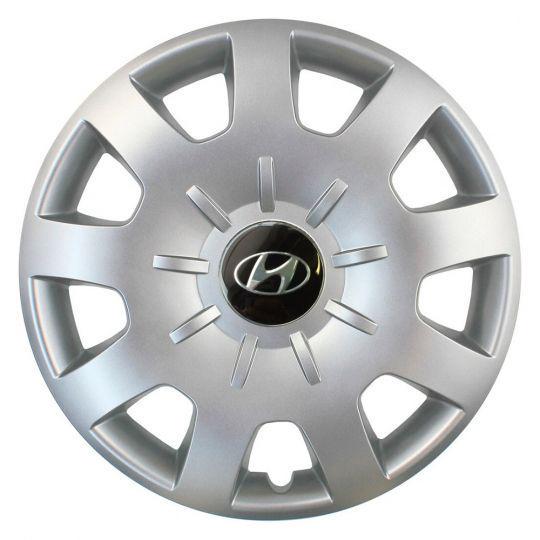 Автомобильные колпаки SKS 314 R15 с логотипом Hyundai 4 шт. Серебристый