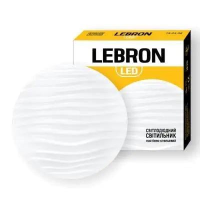 LED-светильник Lebron L-CL-WAVE 18W 4100K 1260 Lm 260 мм (28687435)