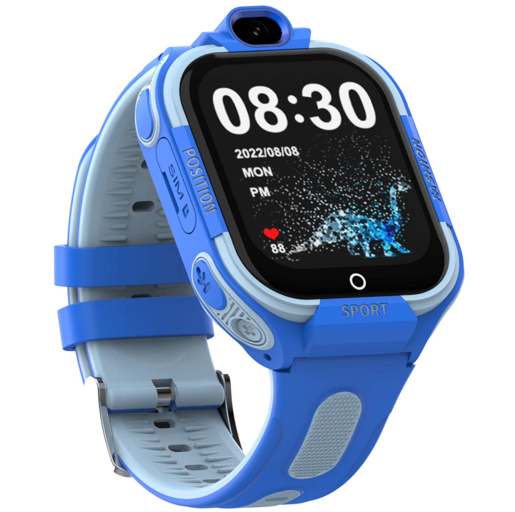 Смарт-годинник з GPS для дітей Wonlex KT35 Blue