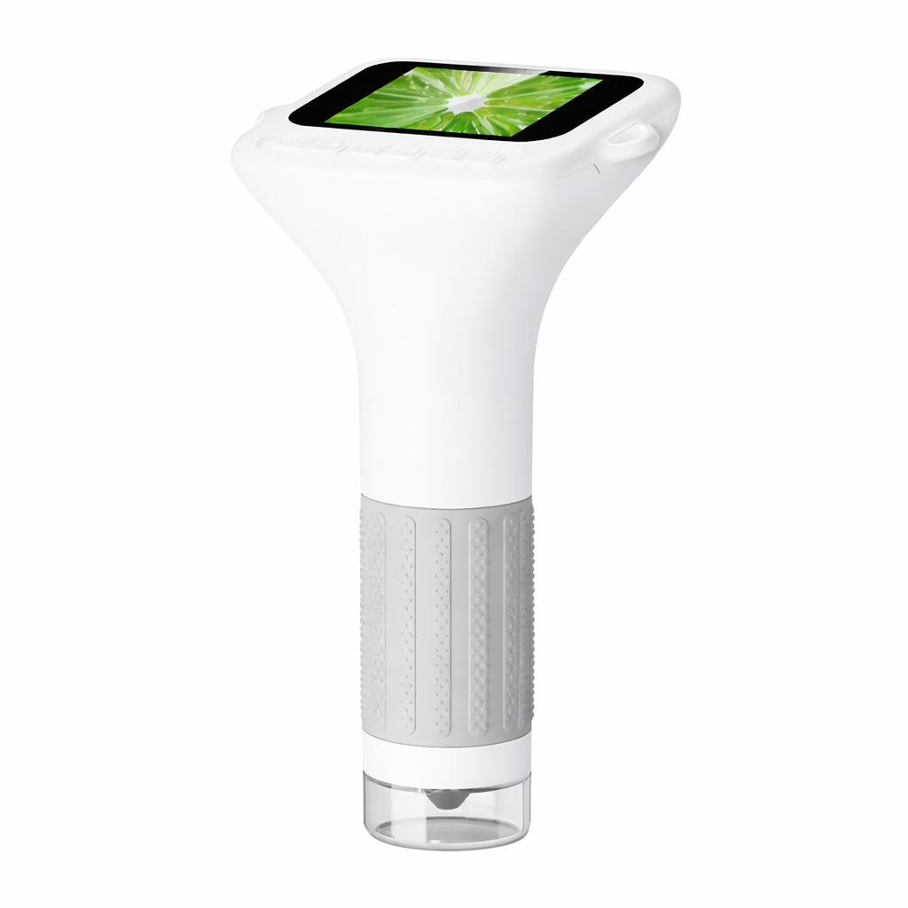 Микроскоп цифровой детский SKYBASIC с IPS экраном 1000x портативный Белый (2821524166)