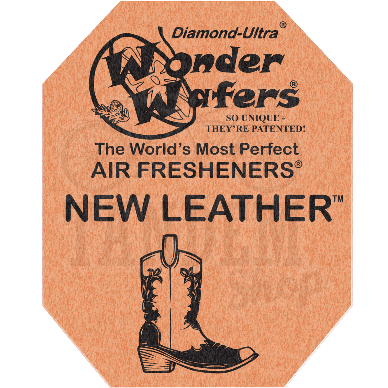 Ароматизатор в пластинке Wonder Wafers New Leather 65x50 мм