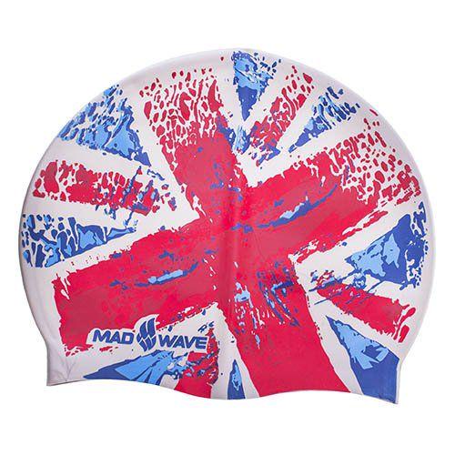 Шапочка для плавання Mad Wave UK M055515 Червоний (60444070)