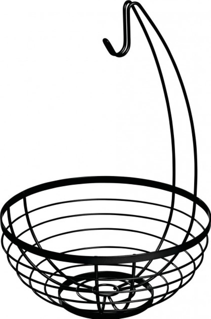 Корзина для фруктов iDesign 27 см Черный (51687EU)