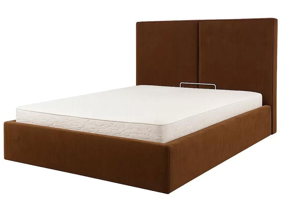Ліжко-подіум двоспальне DelhiNew Design Comfort Simple з підйомним механізмом та нішою для білизни 180х190 см Коричневий (rich_bad_1967) Ліжко-подіум двоспальне DelhiNew Design Comfort Simple з підйомним механізмом та нішою для білизни 180х190 см Коричневий (rich_bad_1967)