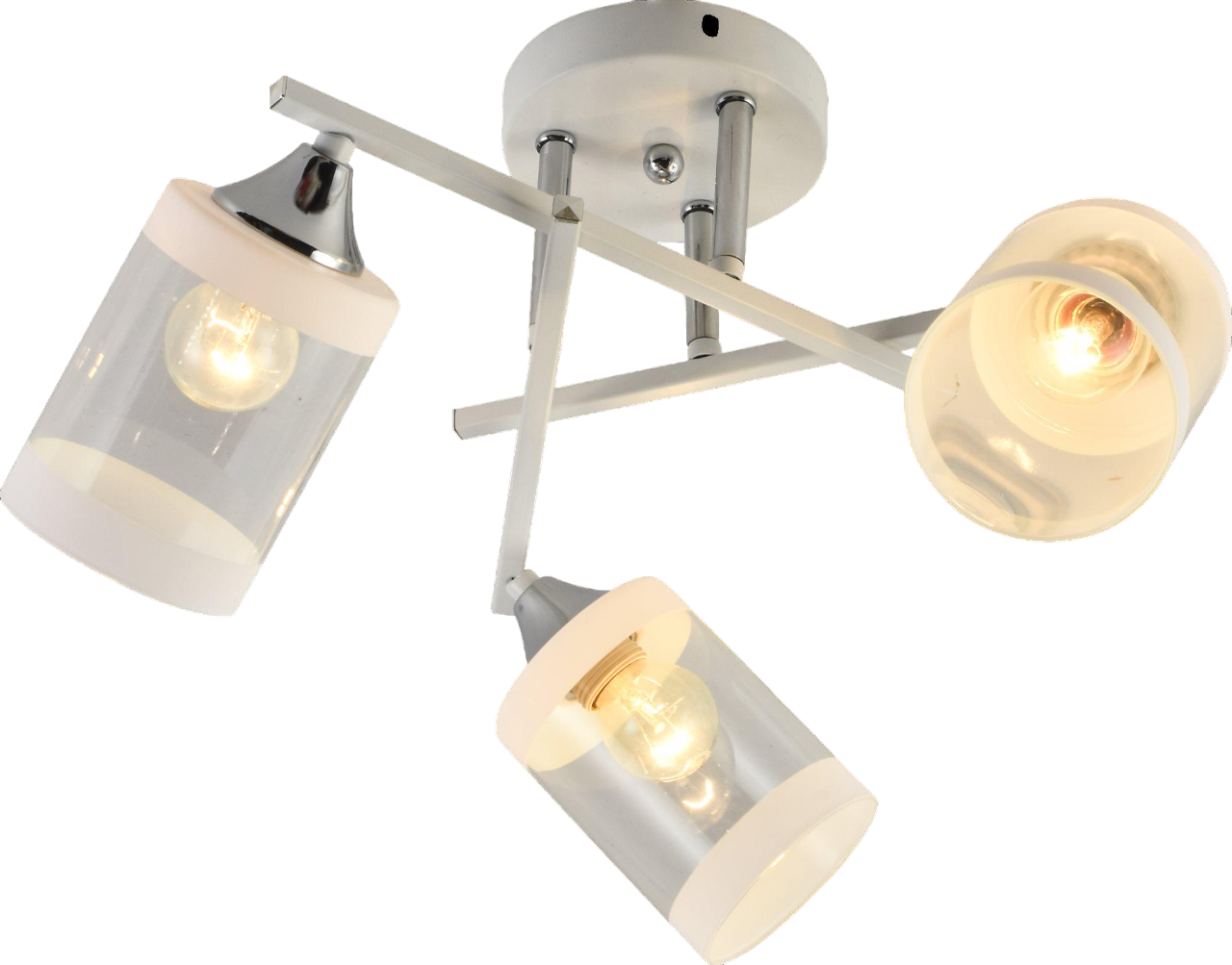 Люстра декоративна Valeso V XA1397/3 на 3 плафони White/Chrome