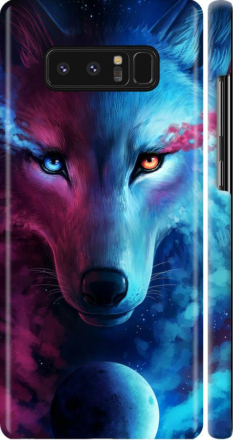 Чехол на Samsung Galaxy Note 8 Арт-волк (3999m-1020-42517)