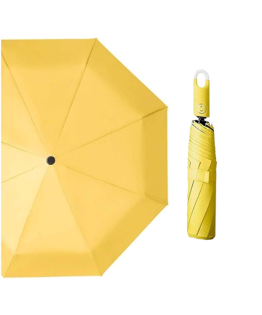 Парасолька складна автомат Pastel 8 спиць купол 100 см Yellow - фото 2 Парасолька складна автомат Pastel 8 спиць купол 100 см Yellow - фото 2
