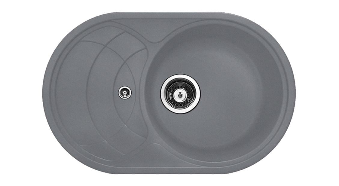 Кухонная мойка LONGRAN ECLIPSE ELG 780.500 Серый металик (49 Croma)